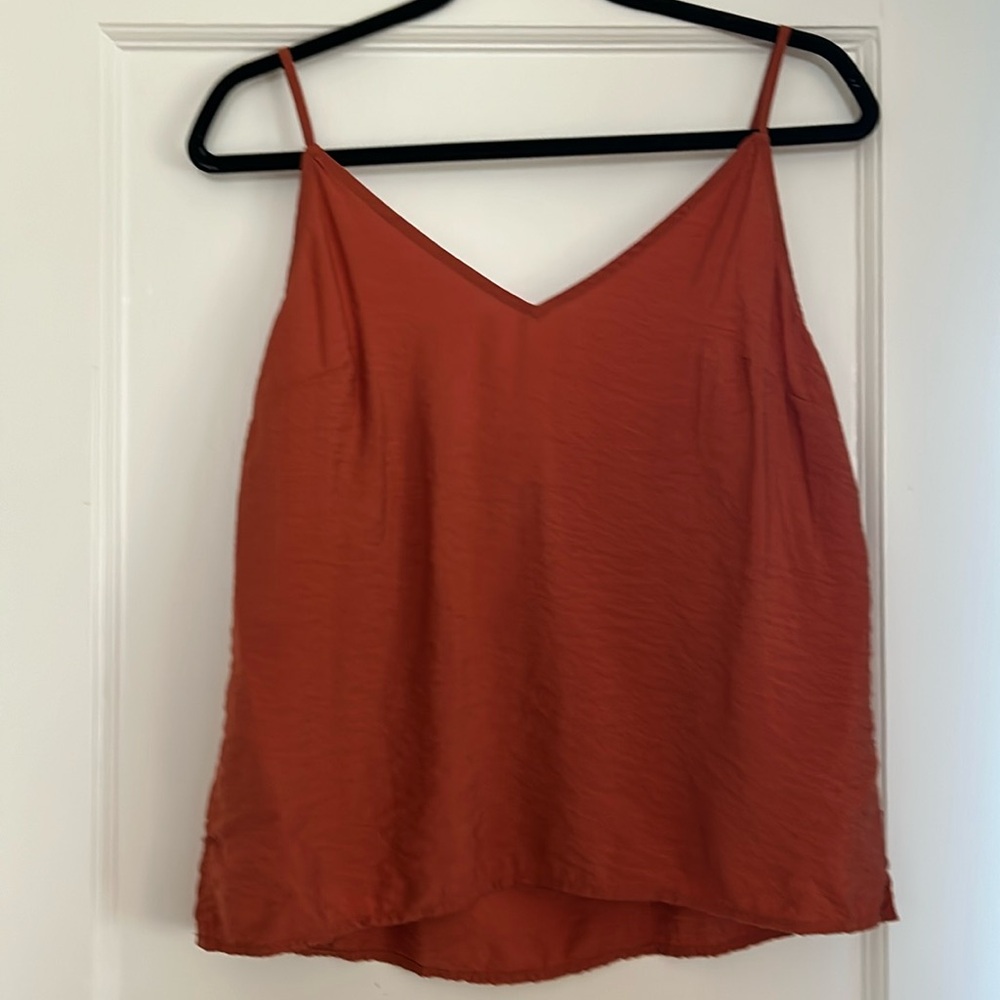 A New Day spaghetti strap top in burnt orange